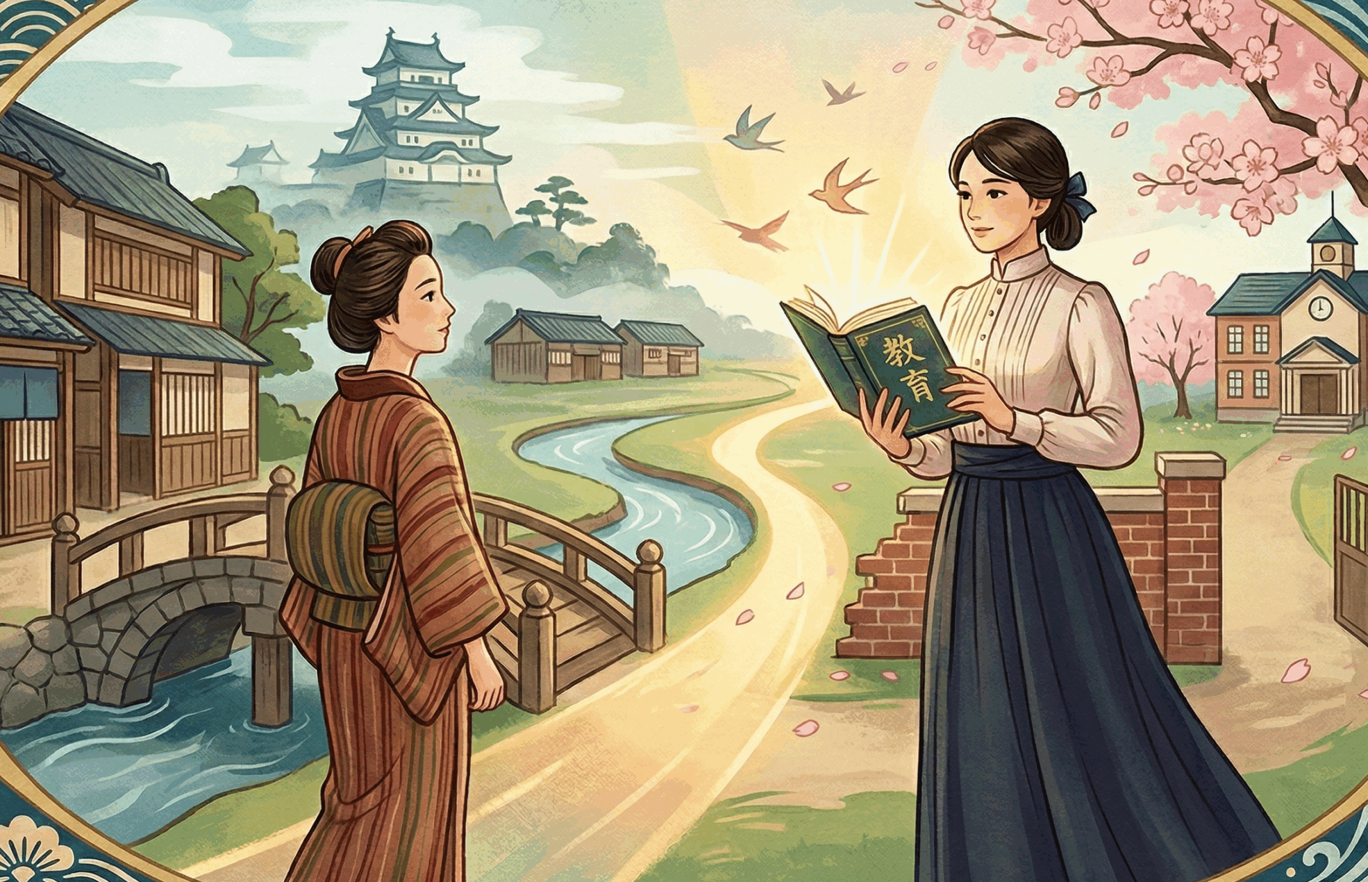 「ばけばけ」と「風、薫る」